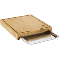 Zwilling BBQ+ Skærebræt Med bakke 39 cm x 30 cm, Bambus