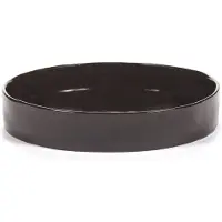 Serax La Mère dyb tallerken L Ø25 cm Dark brown