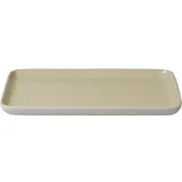Blomus Sablo tallerken 15x21 cm Savannah