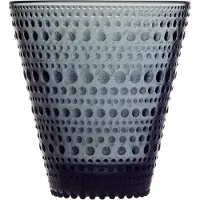 Iittala kastehelmi tumbler 10 oz m?rkegr? s?t p? 2