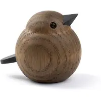 Novoform Træfigur - Baby Sparrow - Smoka Stained Oak - - OneSize - Dekoration