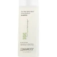 Giovanni , Tea Tree Triple Treat, Invigorerende hårshampoo, til alle hårtyper, 8,5 fl oz (250 ml)