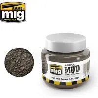 Vallejo Ammo: Akrylmud til dioramaer – Dark Mud Ground (250 ml)