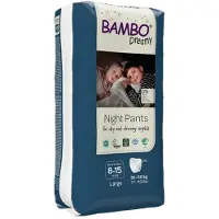 Bambo Nature Børneble, bukseble, Bambo Dreamy Night Pants - (6 stk.)