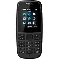 Nokia 105 (2019), Menu, Dual SIM, 4,5 cm (1.77), 800 mAh, Sort