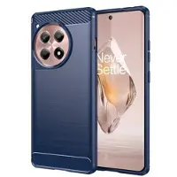 Mtp Products OnePlus 12R/Ace 3 Børstet TPU Cover - Karbonfiber - Blå