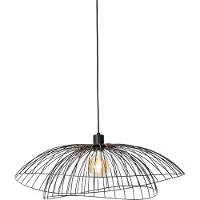QAZQA Smart pendellampe sort 66 cm inkl. Wifi G95 - Pua