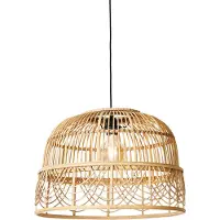 QAZQA Smart rattan pendellampe 49 cm inkl. Wifi G95 - Michelle
