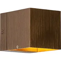 QAZQA Smart væglampe mørk bronze 8 cm inkl. Wifi G9 - Transfer