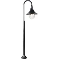 QAZQA Smart udendørs lanterne sort 125 cm IP44 Inkl. Wifi A60 - Daphne