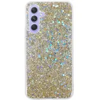 Mtp Products Samsung Galaxy A54 5G Glitter Flakes TPU Cover - Guld