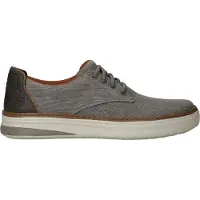 SKECHERS Skecherstil mænd. 205135 Træningssko Hyland Ratner taupe taupe (45), Fast, Blonder, Casual, Gråt