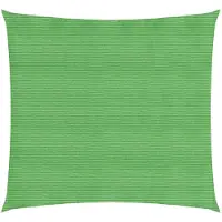 vidaXL solsejl 4,5x4,5 m 160 g/m² HDPE lysegrøn