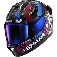 Shark Skwal i3 Hellcat Integralhjelm Sort/Blå/Rød/Hvid XL
