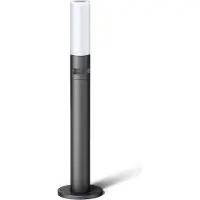 Steinel 069476 LED AUSSENLEUCHTE GL 65 S LED-udendørs standerbelysning med bevægelsessensor LED (RGB) LED indbygget 8.7 W Antracit