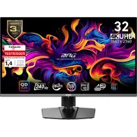 MSI MPG 321URXDE QD-OLED - OLED-monitor - gaming - 31.5 (32 til at se) - 3820 x 2160 4K @ 240 Hz - 1000 cd/m² - 1500000:1 - DisplayHDR 400 True Black - 0.03 ms - 2xHDMI, DisplayPort, USB-C - sort