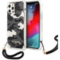GUESS GUHCP12MKSARBK iPhone 12/12 Pro 6,1" sort/sort hardcase Camo Collection
