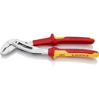 Knipex Alligator, Tunge-og-spids tang, Stål, Plast, Stål, Orange, Rød, 73 mm, 25 mm