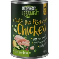 Greenwoods Økonomipakke: 12 x 400 g Less Meat - Peas Ærter Okse