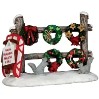 Lemax Christmas Village Christmas Wreans 4 Salg - 54942