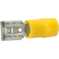 INTERCABLE TOOLS GmbH Isoleret spademuffe gul 6,3x0,8 4-6mm2 - (100 stk.)