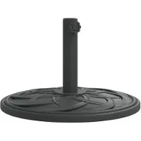 vidaXL Parasolfod Ø38/48 Mm Stænger Rund - 12 kg