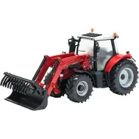 Britains Arbejdsmaskine - 43082 - 6616 - Traktor m. Læsser - - OneSize - Bil