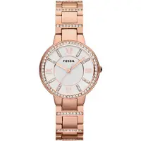Fossil Analogt ur 'Virginia' rosa guld