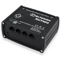 Teltonika RUT901 - Trådløs router 3-port switch - PPP 2,4 GHz - DIN monterbar på skinne
