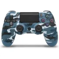 Riff PlayStation DualShock 4 V2 blå camo