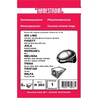 Haneström Støvsugerposer, papir, 5stk.
