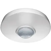 ESYLUX PD 360i/8, Passiv infrarød (PIR) sensor, Ledningsført, 8 m, Loft, Indendørs, Hvid