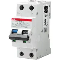 ABB DS201, Residual-current device with overcurrent protection (RCBO), Type A, 15000 A, IP20, IP40
