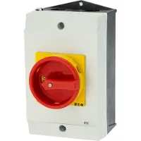 Eaton P1-32/I2/SVB, Drejekontakt, 3P, Rød, Gul, IP65, 32 A