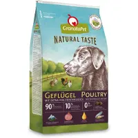 Granatapet Natural Taste tørfoder Fjerkræ - Økonomipakke: 2 x 12 kg