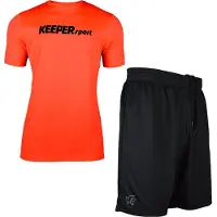 KEEPERsport Træningsdragt orange / sort