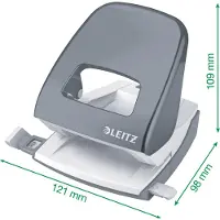 Leitz Stiftemaskin 5008 2h/30ark WOW hvid 50081001 Modsvarer: N/A