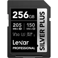 Lexar Professional Silver Plus 256gb Sdxc V30 Uhs-i Sd-kort