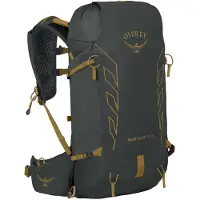 Osprey - Dagstursrygsække - Talon Velocity 20 Dark Charcoal/Tumbleweed Yellow til UnisexUld - Størrelse L/XL - Sort