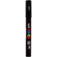 Uni-Ball 186599 Posca Find Round Tip Black Tuspen 6 Enheder