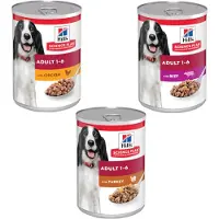 Hill's Pet Nutrition Adult 1-6 - 24 x 370 g Kylling, Kalkun, Okse
