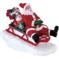 Lemax Sl?de med julemanden