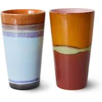HK Living 70's lattekrus 28 cl 2 dele Clash