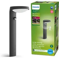 Philips Tyla piedestal 1,2 W, Udendørs piedestal/postbelysning, Anthracit, Metal, IP44, Terrasse, Have, III