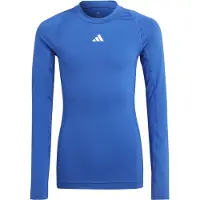Adidas Baselayer Techfit - Konge blå Børn L/S, størrelse 140 cm