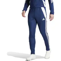 Adidas Træningsbukser Tiro 24 - Mørkeblå/Hvid, størrelse Small