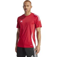 Adidas Trænings T-Shirt Tiro 24 - Rød/Hvid, størrelse Large