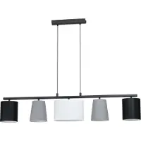 Eglo ALMEIDA LANGBORD 5L L1200 GRÅ/SORT/HVID