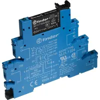 Finder 38.51.0.024.0060 Relækomponent Nominel spænding: 24 V/DC, 24 V/AC Brydestrøm (max.): 6 A 1 x skiftekontakt 1 stk