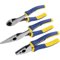 Irwin tangsæt 3 dele: spidstang 150 mm, forlænget 200 mm, universal 175 mm